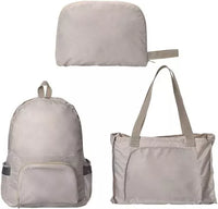 Mochila Bolso Impermeable Plegable 2 En 1 Portátil 25l