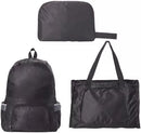 Mochila Bolso Impermeable Plegable 2 En 1 Portátil 25l