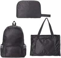 Mochila Bolso Impermeable Plegable 2 En 1 Portátil 25l