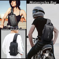 Mochila Premium Cruzada Antirrobo Impermeable Usb Candado®