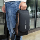 Mochila Premium Cruzada Antirrobo Impermeable Usb Candado®
