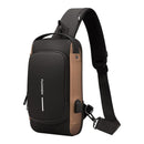 Mochila Premium Cruzada Antirrobo Impermeable Usb Candado®
