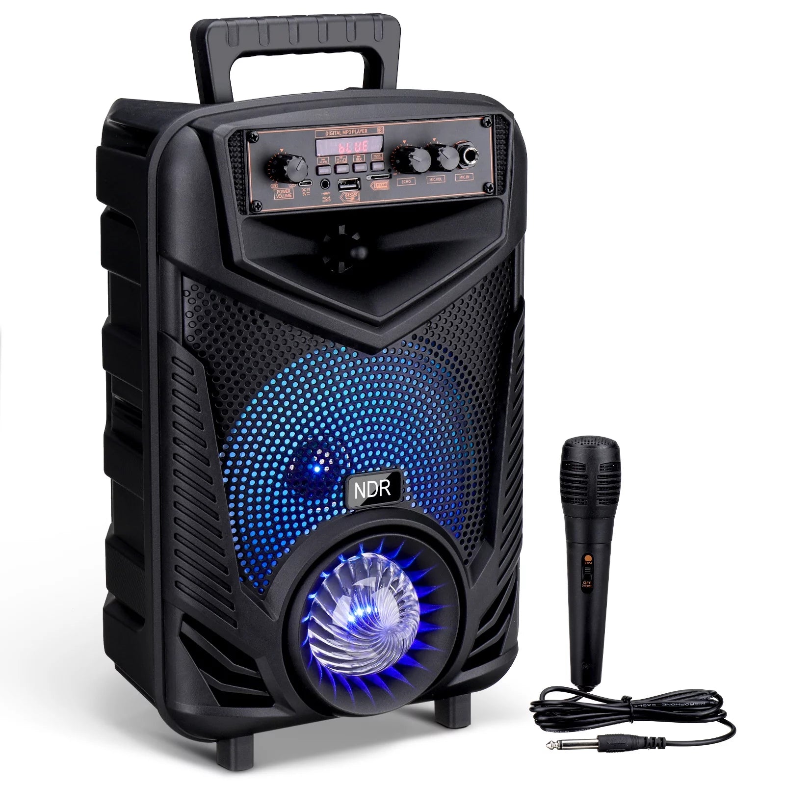 Parlante Portátil Profesional De 8 Pulgadas Con Micrófono®