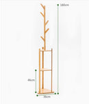 Perchero Bambú 180x36cm Color Natural