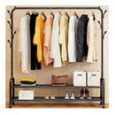 Perchero De Metal Negro Resistente Con Ruedas 105x34x155cm