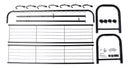 Perchero De Metal Negro Resistente Con Ruedas 105x34x155cm