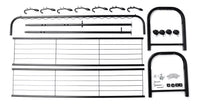 Perchero De Metal Negro Resistente Con Ruedas 105x34x155cm