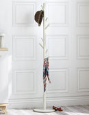 Perchero Madera Bambu De Pie 165x35cm Color Blanco