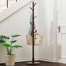 Perchero Madera Bambu De Pie 165x35cm Color Café
