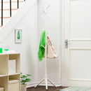 Perchero Madera Bambu De Pie 175x42cm Color Blanco