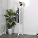 Perchero Madera Bambu De Pie 175x42cm Color Blanco