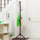 Perchero Madera Bambu De Pie 175x42cm Color Café
