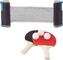 Set Ping Pong Red Extensible 2 Paletas 3 Pelotas Profesional