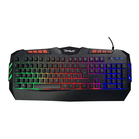 Teclado Gamer Retroiluminado Rgb Weibo