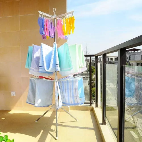 Tendedero De Ropa Plegable 3 Niveles Compacto