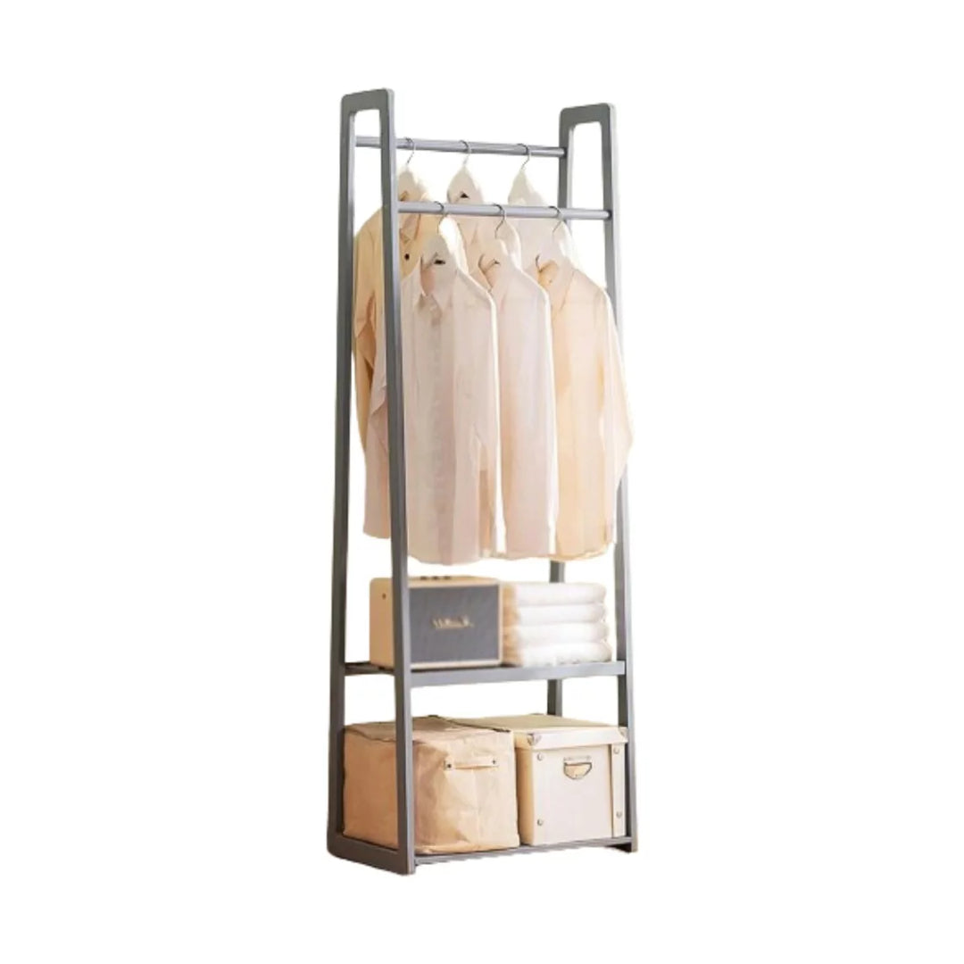 Perchero Estantería Bambú 2 Estantes, Resistente 60x166cm®