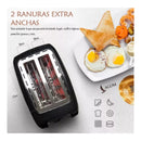 Tostadora De Pan Eléctrica 900w Inoxidable 2 Ranura 7 Nivel®