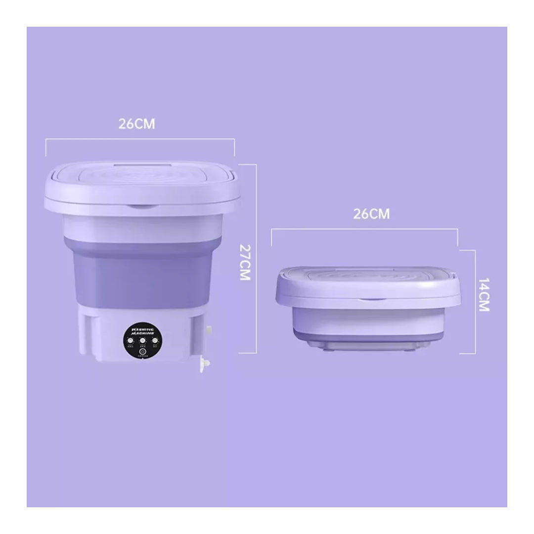 Mini Lavarropas Lavadora Plegable Portátil Para Ropa 8.5lt®