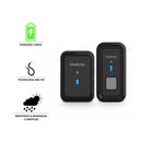 Timbre Inalámbrico Intelbras Black Cib 101, Color Negro, 110 V/220 V
