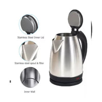 Tetera Eléctrica De Acero Inoxidable, 220 V, 1,8 Litros