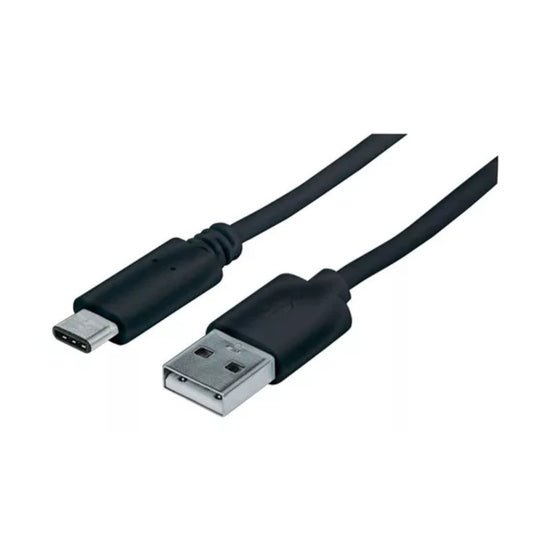 Cable De Carga Usb Tipo C 1 Metro Para Celular Negro