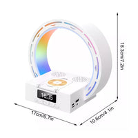 Parlante Bluetooth Despertador Rgb, Cargador Inalámbrico®