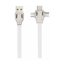 Cable 3 En 1 Micro Usb, Tipo C, Compatible Lightning 1.2m®