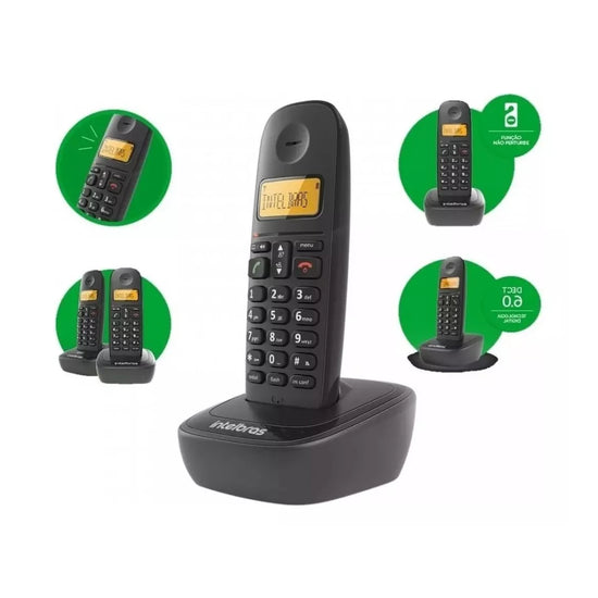 Teléfono Inalámbrico Intelbras Identificador Digital Ts2510®