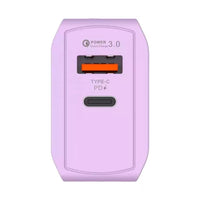 Cargador Dos Entradas Usb 3.0a Y Usb Tipo C Carga Rápida®
