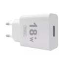 Cargador Ficha Puerto Usb Carga Super Rápida De 18w Treqa®