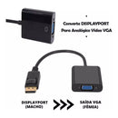 Cable Adaptador De Convertidor De Vídeo Analógico Displayport P/ Vga