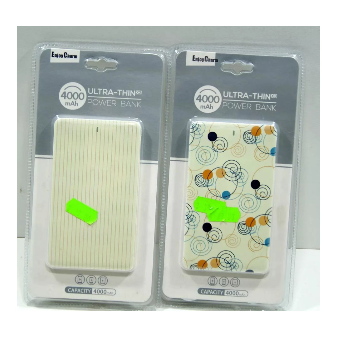 Power Bank Enjoy Charm Diseño Capacidad De 4000mah®
