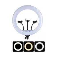 Aro de Luz 36cm con 3 Soportes para celular y Trípode de 2.1 metros®