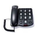 Teléfono Intelbras Telefone Com Fio Telefone Tok Fácil Fijo 110/220v - Color Negro