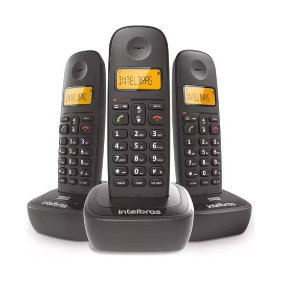 Teléfono Inalámbrico Intelbras Ts 2513 3 unidades®