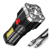 Linterna 5 Led Profesional Portatil Recargable L-29 5w®