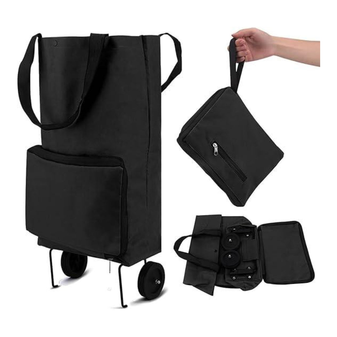 Carro Plegable De Compras Con Ruedas, 20l Ideal Para Feria®