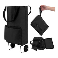Carro Plegable De Compras Con Ruedas, 20l Ideal Para Feria®
