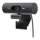 Cámara Web Logitech Brio 500 Full Hd 4mpx Color Graphite®