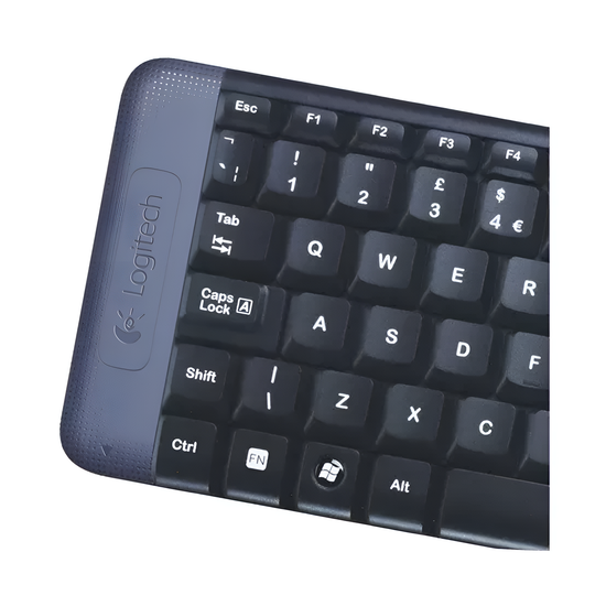 Kit Teclado Y Mouse Inalámbrico Logitech Mk220 Negro