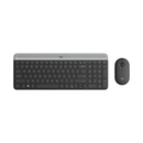 Kit Teclado Y Mouse Inalámbrico Logitech Mk470 Color Negro