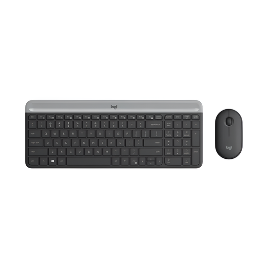 Kit Teclado Y Mouse Inalámbrico Logitech Mk470 Negro