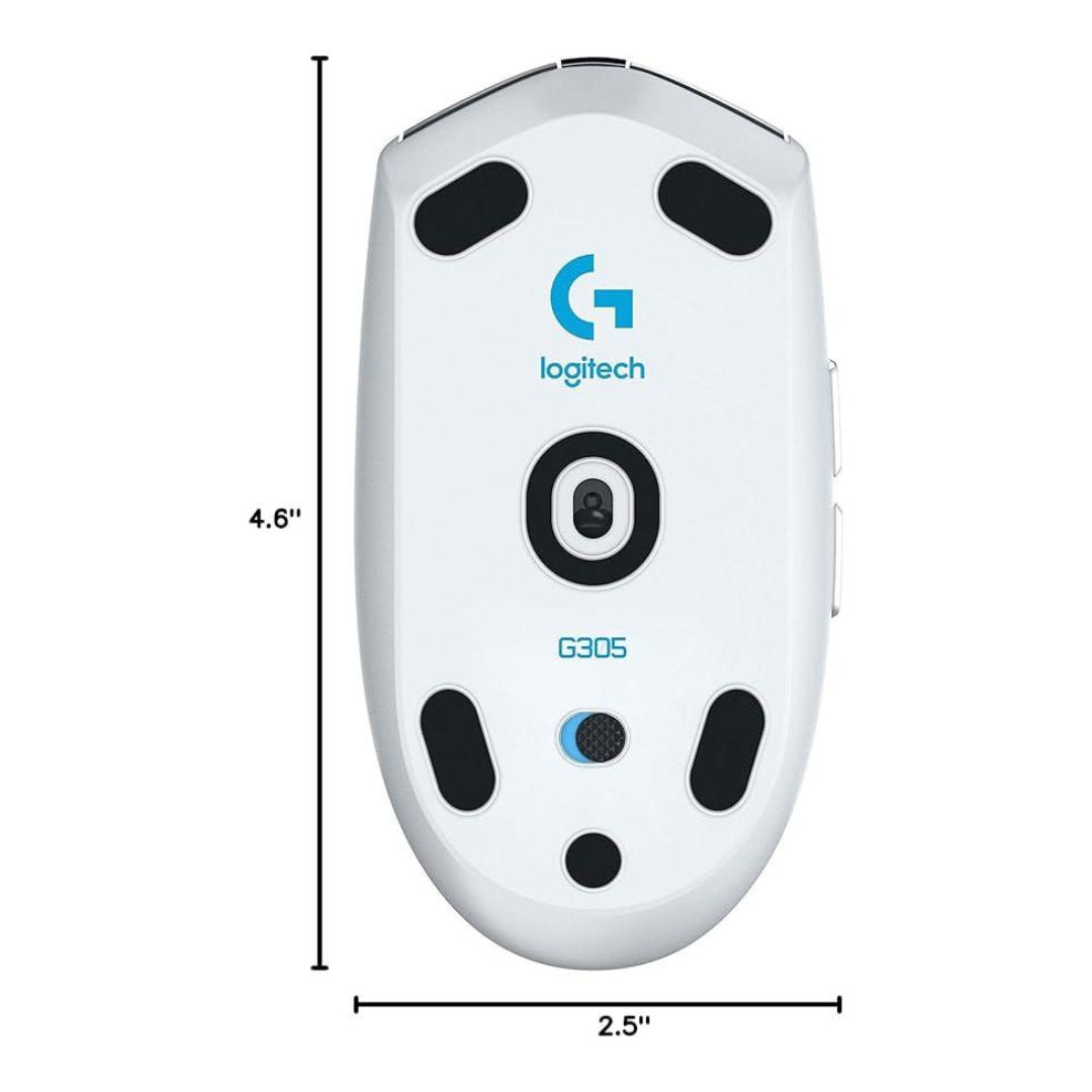 Mouse Cableado Logitech G203 Gaming Rgb Usb Color Blanco