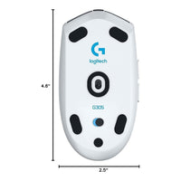 Mouse Cableado Logitech G203 Gaming Rgb Usb Color Blanco