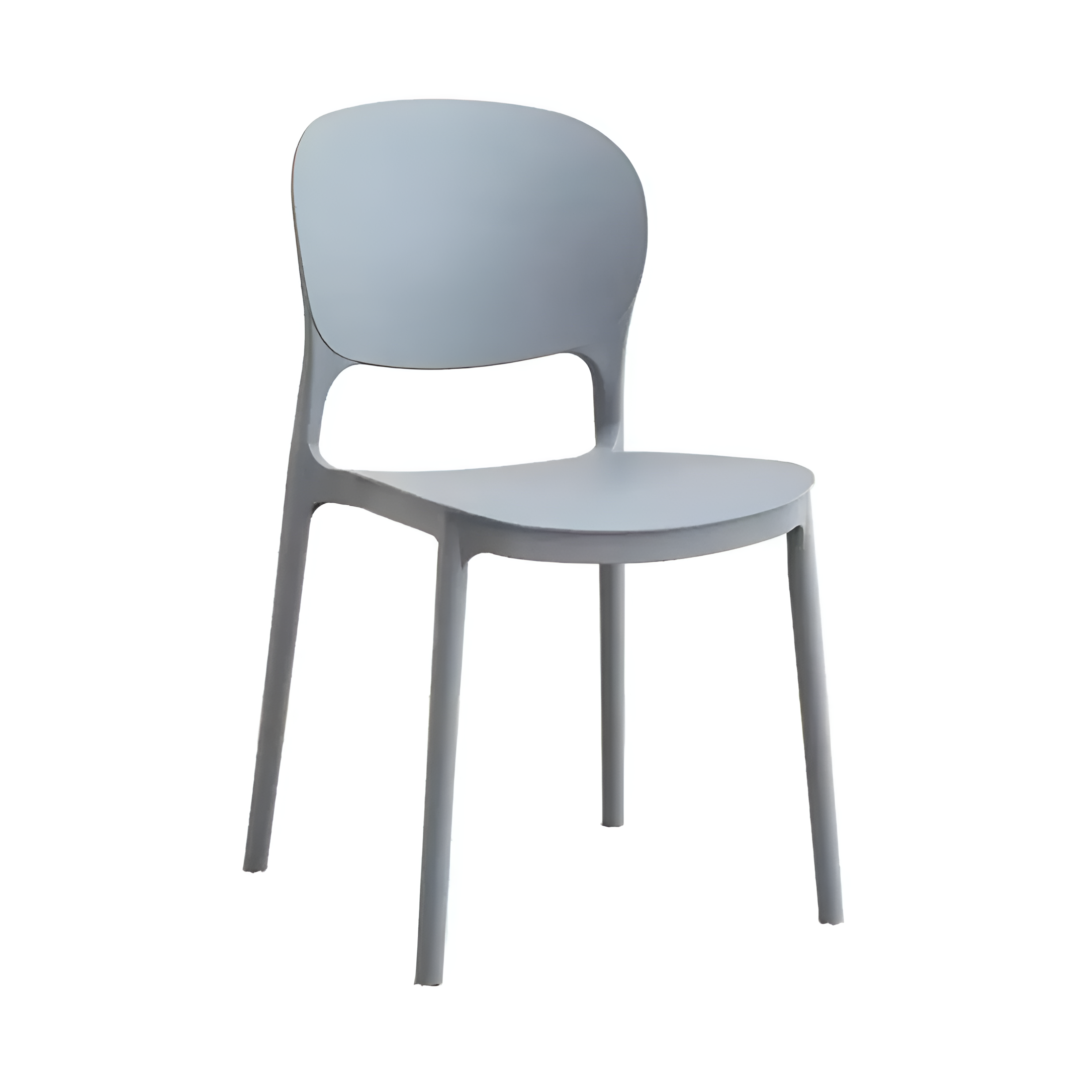 Silla De Comedor Respaldo Gris Antideslizante 79x40x40cm®