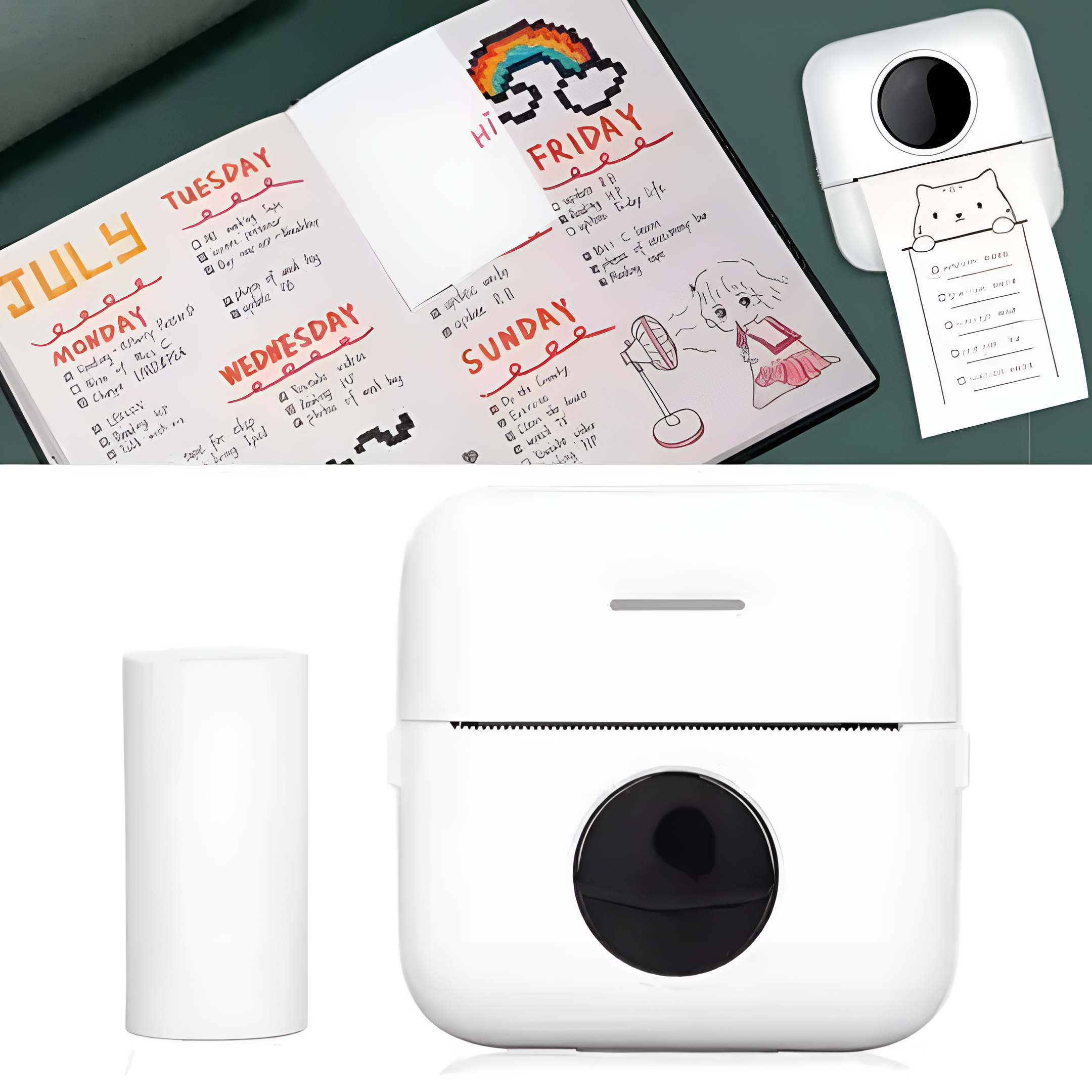 Mini Impresora Térmica Smart Hd Inalámbrica De Bolsillo®
