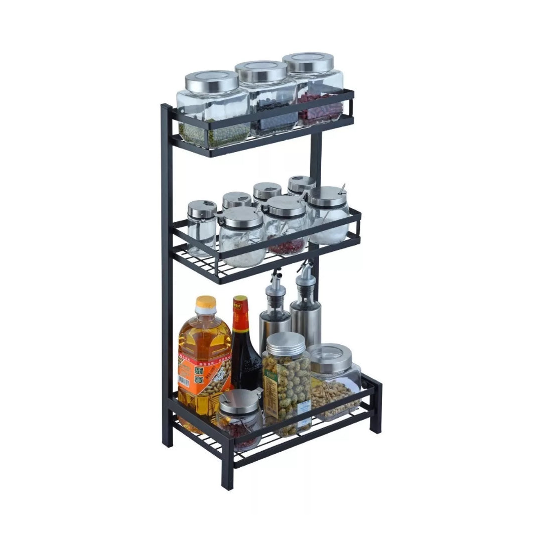 Organizador De Cocina Mesada 3 Niveles Metal Industrial®