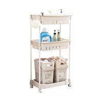 Carro Almacenamiento 3 Niveles Para Baño Con Ruedas®