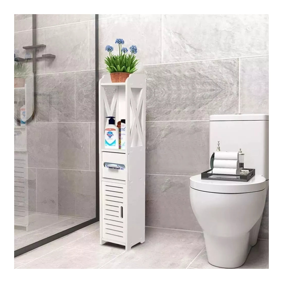 Mueble Organizador 80x15cm Estantes Espacios Reducidos Baño®