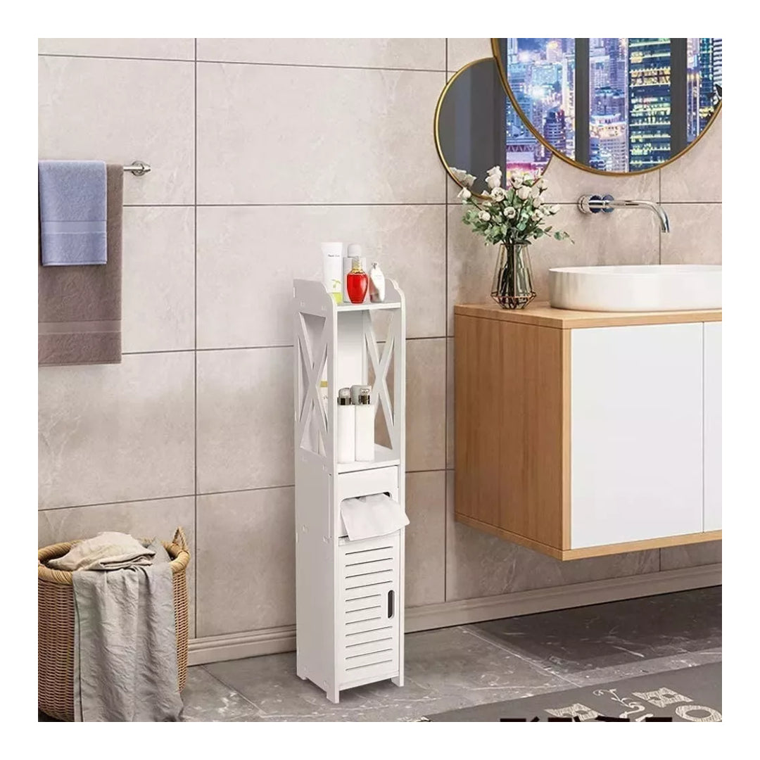 Mueble Organizador 80x15cm Estantes Espacios Reducidos Baño®
